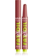 NYX Professional Makeup Fat Oil Slick Click tónovací balzám na rty odstín 03 No Filter Needed 2 g