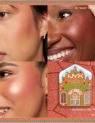 NYX Professional Makeup Gingerbaddie Land Buttermelt paletka rozjasňovačů a tvářenek odstín Deep 1 ks