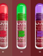 NYX Professional Makeup Gingerbaddie Land Gum Drop lesk na rty odstín 02 Bubblegum Burst 1 ks