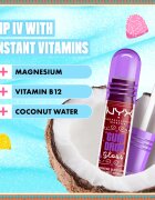 NYX Professional Makeup Gingerbaddie Land Gum Drop lesk na rty odstín 03 Cranberry Splash 1 ks
