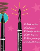NYX Professional Makeup Micro Brow Pencil tužka na obočí odstín 05 Ash Brown 0.09 g
