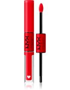NYX Professional Makeup Shine Loud High Shine Lip Color tekutá rtěnka s vysokým leskem odstín 17 - Rebel In Red 65 ml