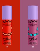 NYX Professional Makeup The Simpsons Fat Cheeks tekutá tvářenka odstín Snarky Scarlet 8 ml
