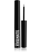 NYX Professional Makeup Vivid Matte tekuté oční linky s matným efektem odstín Black 2 ml