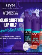 NYX Professional Makeup Wednesday Mystery Lip Oil olej na rty odstín 01 Nightshade 4.8 ml