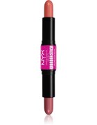 NYX Professional Makeup Wonder Stick Cream Blush oboustranná konturovací tyčinka odstín 02 Honey Orange N Rose 2x4 g