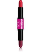 NYX Professional Makeup Wonder Stick Cream Blush oboustranná konturovací tyčinka odstín 05 Bright Amber and Fuchsia 2x4 g