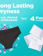 o.b. Teens menstruační kalhotky 152-164 1 ks