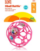 Oball Rattle chrastítko 0 m+ Dark pink 1 ks