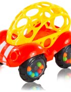 Oball Rattle & Roll autíčko pro děti Red 3m+ 1 ks