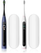 Oclean X Lite Set Duo pack sonický zubní kartáček DUO BALENÍ s cestovním pouzdrem Dark Blue+Grey