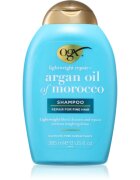 OGX Argan Oil Of Morocco Lightweight Shampoo šampon pro hydrataci a lesk 385 ml