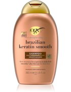 OGX Brazilian Keratin Smooth uhlazující šampon pro lesk a hebkost vlasů 385 ml