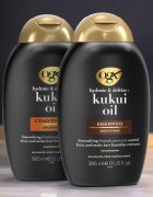 OGX Kukuí Oil hydratační šampon proti krepatění 385 ml
