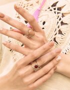 OHORA Gel Nail Sticker N Almond Blossom nálepky na nehty odstín ND-066 30 ks