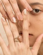 OHORA Gel Nail Sticker N Almond Blossom nálepky na nehty odstín ND-066 30 ks