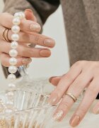 OHORA Gel Nail Sticker N Carmel nálepky na nehty odstín ND-315 1 ks