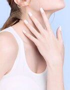 OHORA Gel Nail Sticker N Clean White nálepky na nehty odstín NB-048 1 ks
