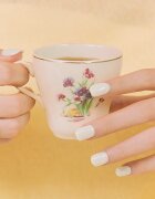 OHORA Gel Nail Sticker N Cream Cotton nálepky na nehty odstín NB-076 1 ks