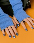 OHORA Gel Nail Sticker N Cream Indigo nálepky na nehty odstín NB-071 1 ks