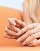OHORA Gel Nail Sticker N Cream Light nálepky na nehty odstín NB-089 1 ks