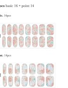 OHORA Gel Nail Sticker N Newtro no.1 nálepky na nehty odstín ND-097 1 ks
