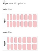 OHORA Gel Nail Sticker N Tint Baby nálepky na nehty odstín NB-102 1 ks