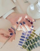 OHORA Gel Nail Sticker N Tint Bluesy nálepky na nehty odstín NB-083 1 ks