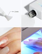 OHORA Pro Glossy Top Gel krycí lak na nehty pro zářivý lesk 10 ml