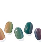 OHORA Semi Cured Gel Nail Strips N Autumn Ombre nálepky na nehty odstín ND-017-G 1 ks