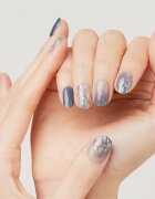 OHORA Semi Cured Gel Nail Strips N Gleam Blue nálepky na nehty odstín ND-079-J 1 ks