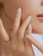 OHORA Semi Cured Gel Nail Strips N Gold Fog nálepky na nehty odstín ND-440 1 ks
