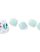 OHORA Semi Cured Gel Pedicure Strips P Azure nálepky na nehty na nohy odstín PP-016 1 ks