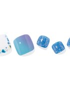OHORA Semi Cured Gel Pedicure Strips P Beach Dive nálepky na nehty na nohy odstín PD-183 1 ks