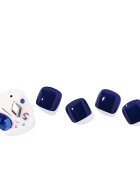 OHORA Semi Cured Gel Pedicure Strips P Blue Drop nálepky na nehty na nohy odstín PP-031 1 ks