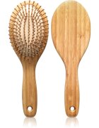 Olivia Garden Bamboo Touch plochý kartáč na vlasy a vlasovou pokožku M 1 ks