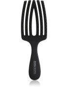 Olivia Garden Club The Nomad Detangling&Shine Fingerbrush​ plochý kartáč na vlasy Black 1 ks