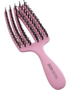 Olivia Garden Club The Nomad Detangling&Shine Fingerbrush​ plochý kartáč na vlasy Pink 1 ks