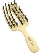 Olivia Garden Club The Nomad Detangling&Shine Fingerbrush​ plochý kartáč na vlasy Yellow 1 ks