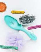 Olivia Garden Club The Reset Wet&Curly Detangling Hairbrush plochý kartáč s pouzdrem Mint 1 ks