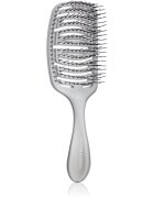 Olivia Garden ESSENTIAL CARE FLEX Medium Hair Bristles kartáč na vlasy Ice Grey 1 ks
