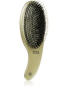 Olivia Garden Expert CURVE Board&Nylon Gold kartáč na vlasy s nylonovými a kančími štětinami 1 ks