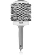 Olivia Garden Expert Shine Wavy Bristles White&Grey kartáč na vlasy průměr 80 mm 1 ks