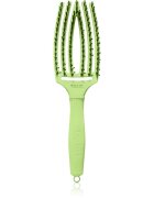 Olivia Garden Fingerbrush Boar & Nylon kartáč na vlasy s nylonovými a kančími štětinami Dolce Vita Green Pistacchio 1 ks