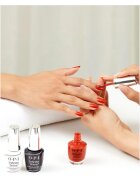 OPI Infinite Shine Silk lak na nehty s gelovým efektem Knock 'Em Red 15 ml