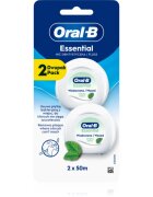 Oral-B Essential Floss Mint voskovaná dentální nit s mátovou příchutí 2x50 m