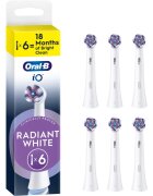 Oral-B iO Radiant White náhradní hlavice pro zubní kartáček s bělicími vlákny White 6 ks