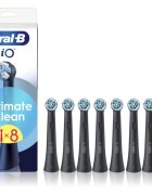 Oral-B iO Ultimate Clean náhradní hlavice pro zubní kartáček Black 8 ks