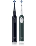 Oral-B iO2 elektrický zubní kartáček DUO BALENÍ Matt Black & Forest Green 1 ks