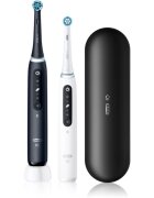 Oral-B iO5 sada zubních kartáčků a náhradních hlavic s pouzdrem DUO Black & White 2 ks